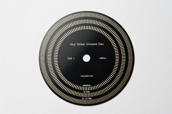 Gold Plated Stroboscope Disc for Turntables